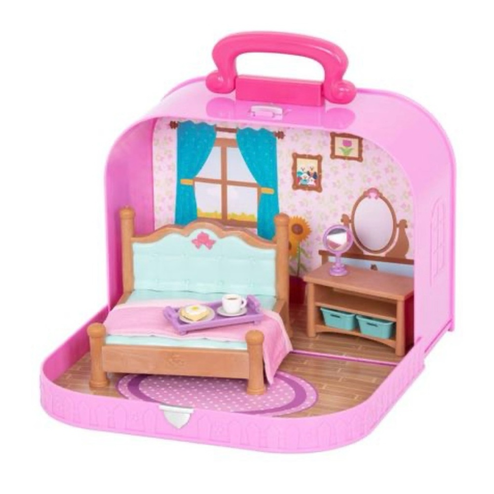 lol Woodzeez Cottonball Rabbit Family & Lil Woodzeez Travel Suitcase